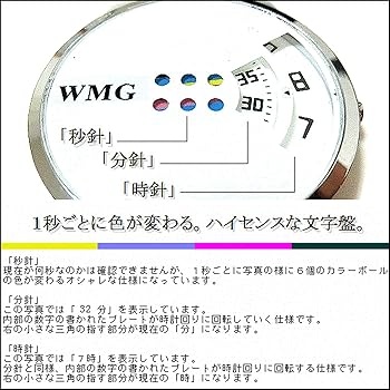 Amazon | 腕時計 メンズ 白 ホワイト アナログ 夏 カラフル 色が